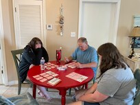 We played games