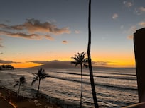 Sunset from our room