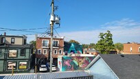 View from the shared deck.