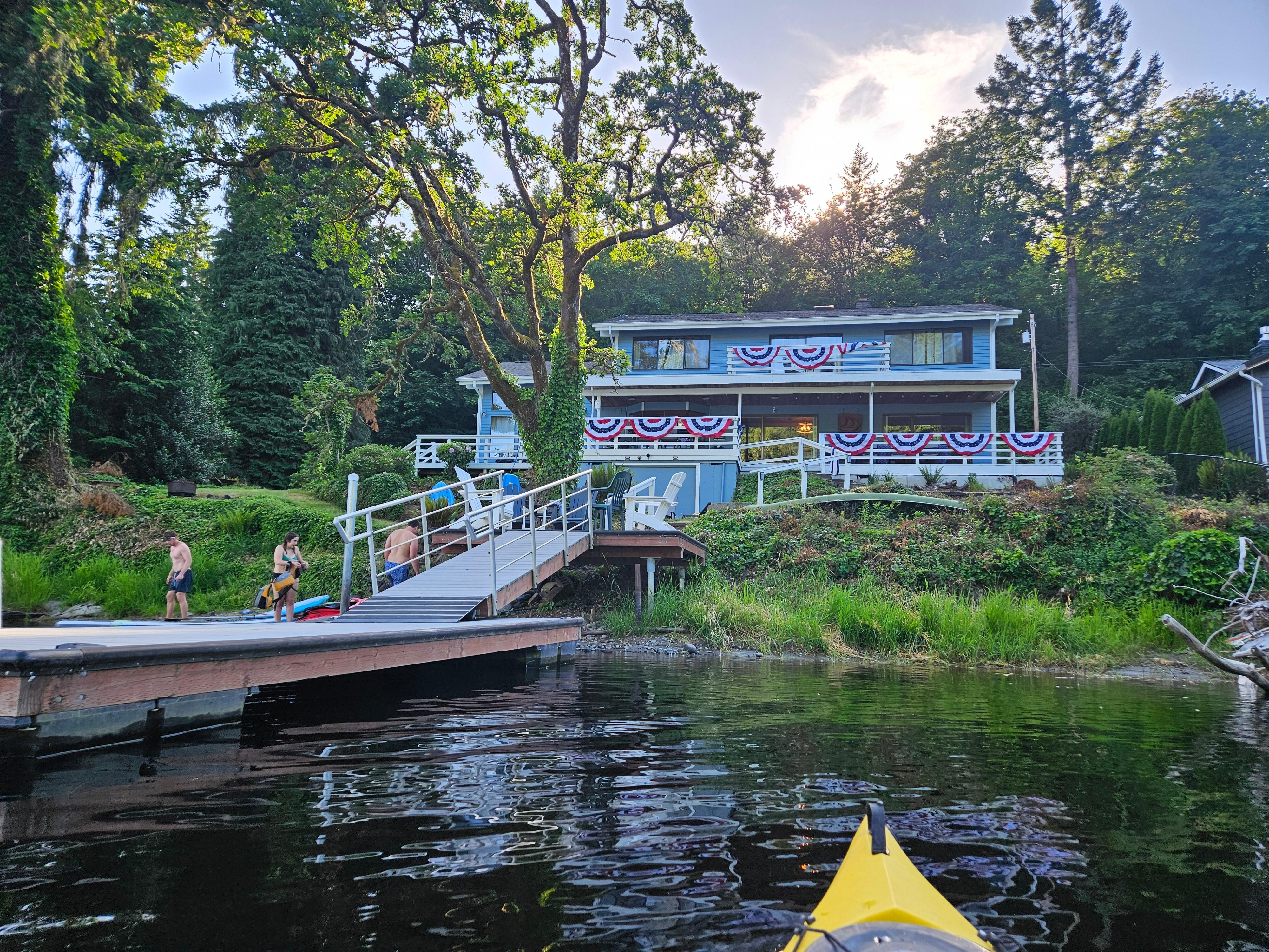 View of property from the lake
