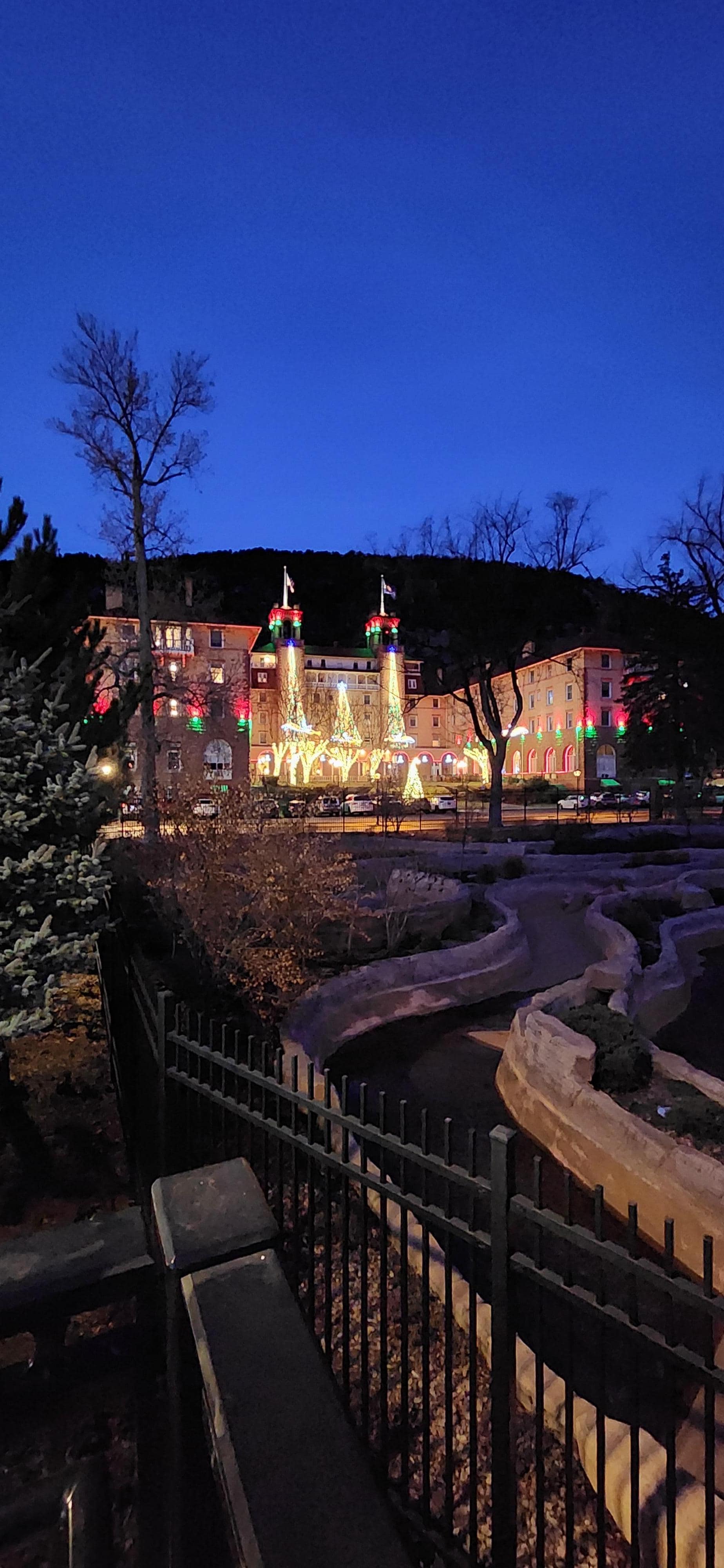 From the bridge returning from exploring downtown.