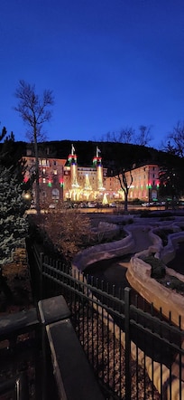 From the bridge returning from exploring downtown.