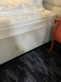 Stains on bedframe