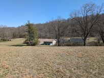 View from the top of the hill on property