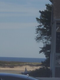 View from parking lot.
