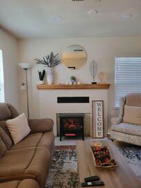 Cozy fireplace heater