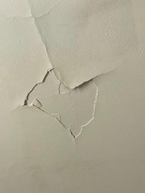 Peeling plaster