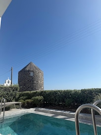 View from semi-private pool