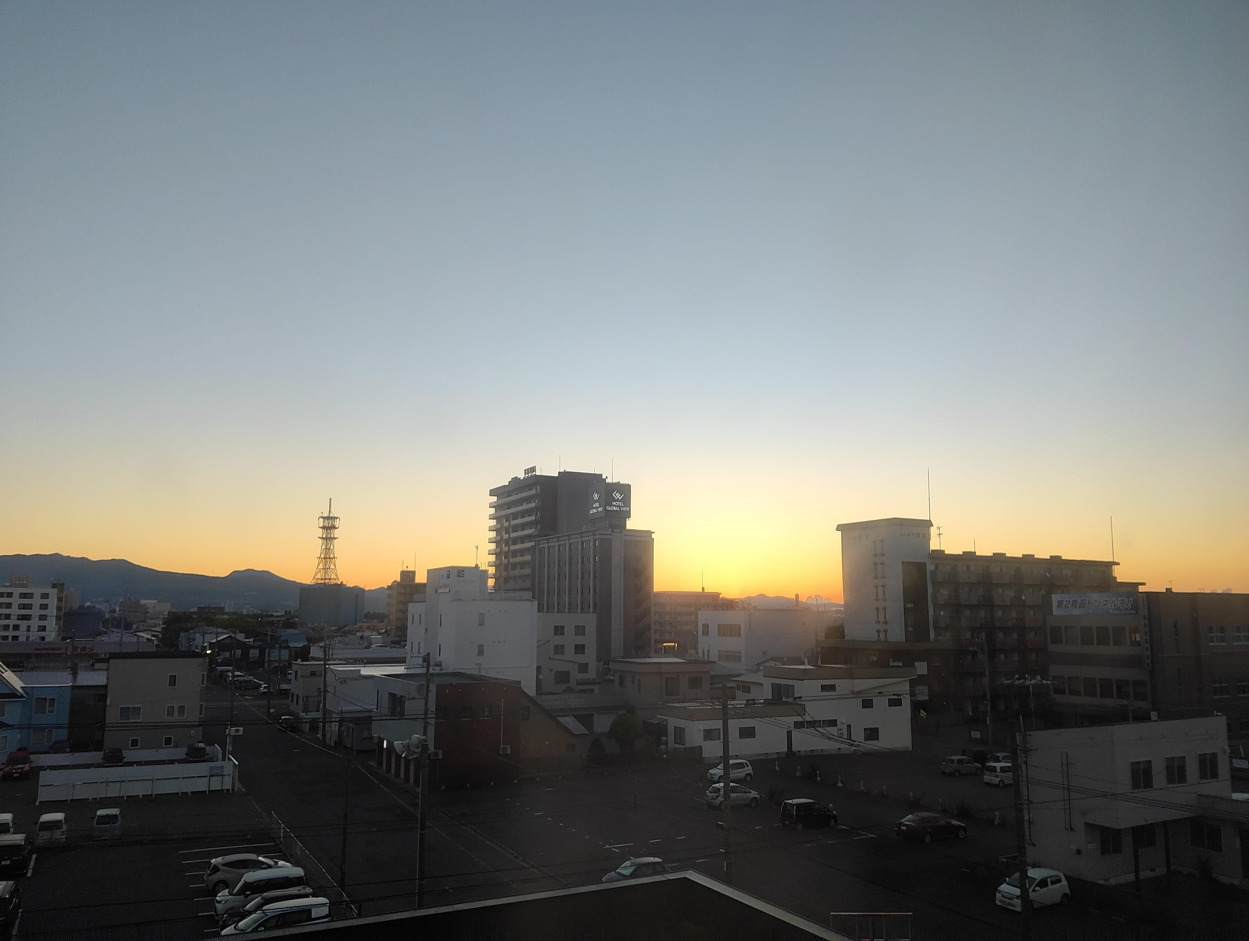 ホテルから西眺望
（サンセット）