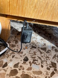 Sockets under unit covered in dust/hair