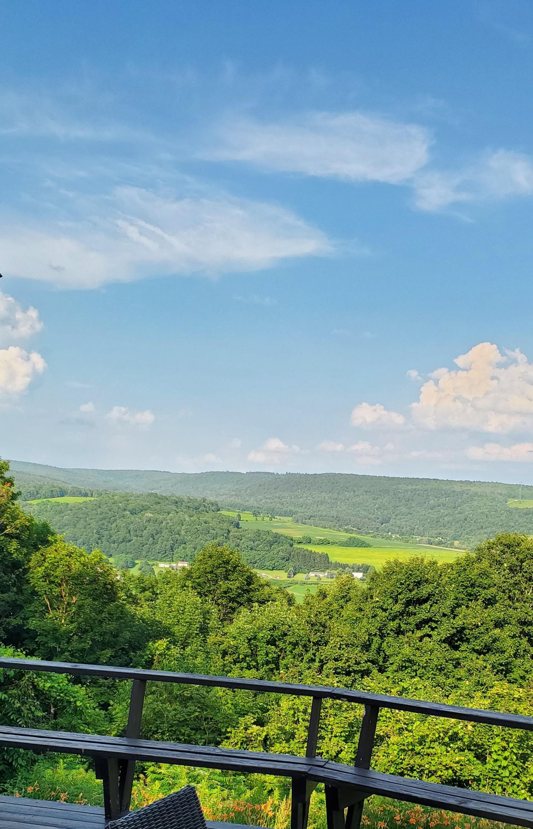 View from deck.