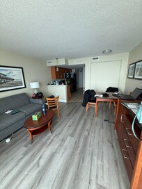 Living area with Murphy bed