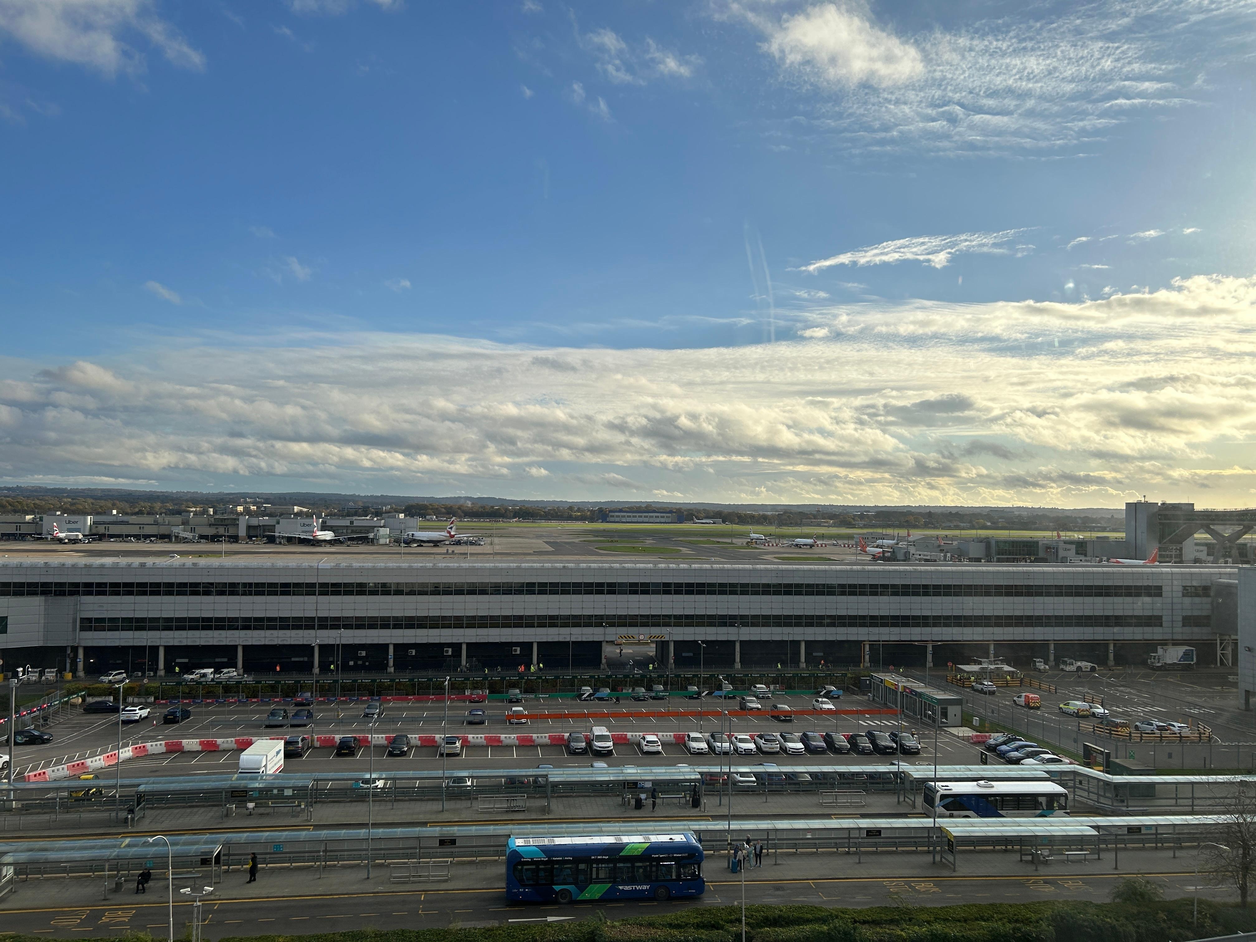 Udsigt fra 6 sal runway 