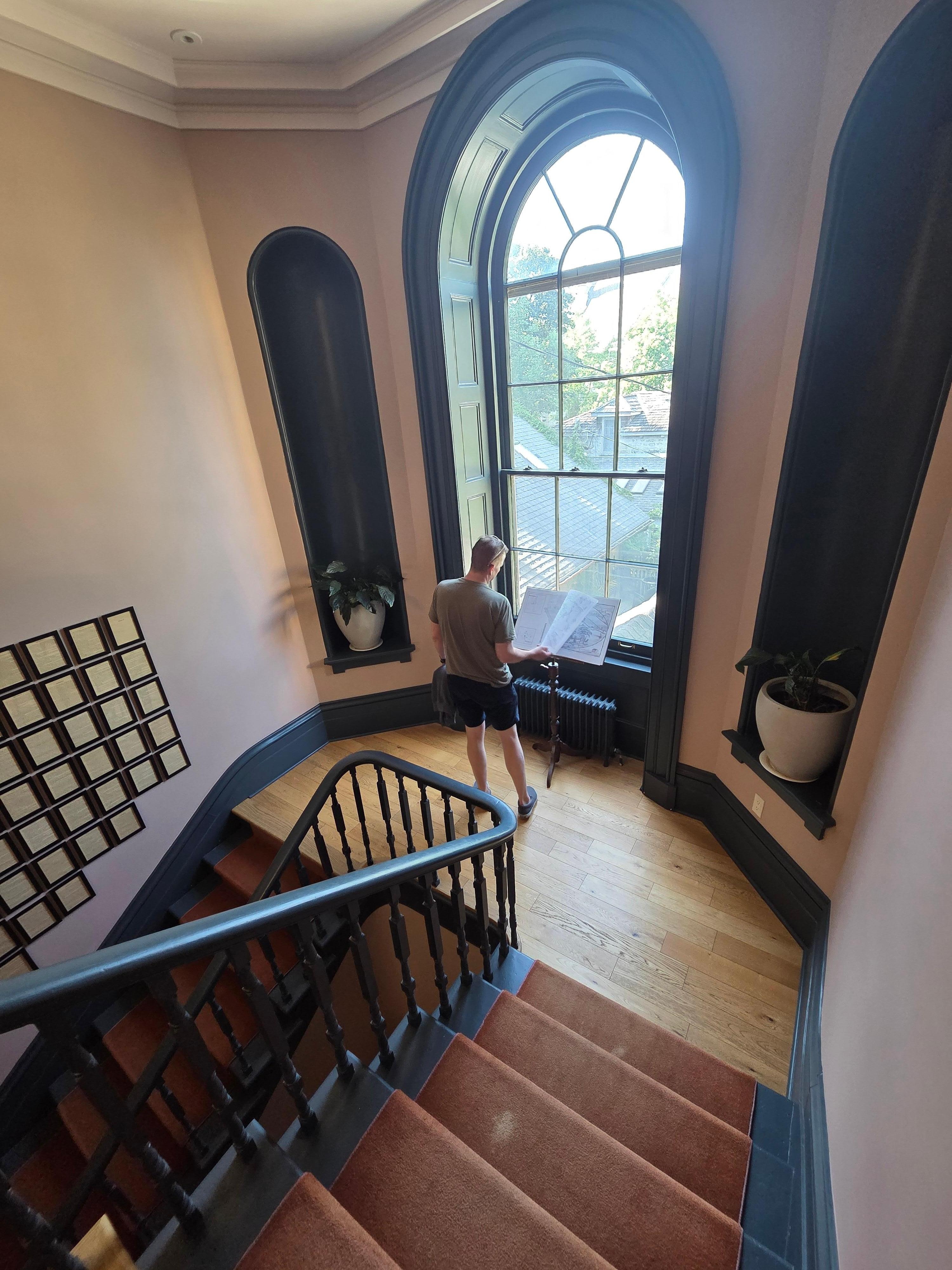 Grand staircase.