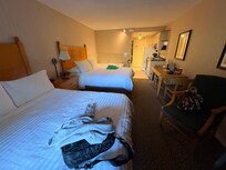 Spacious room and comfortable beds