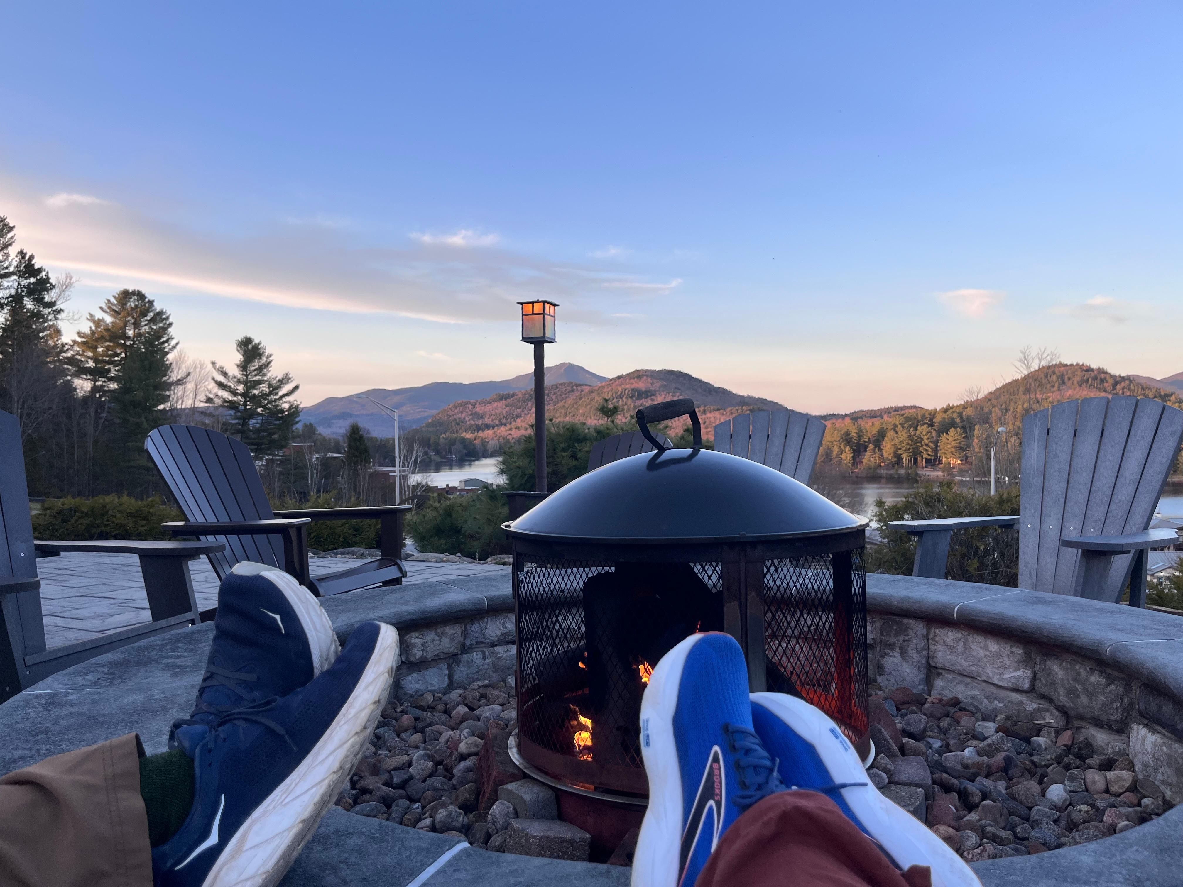 Can’t go wrong with a working fire pit.
