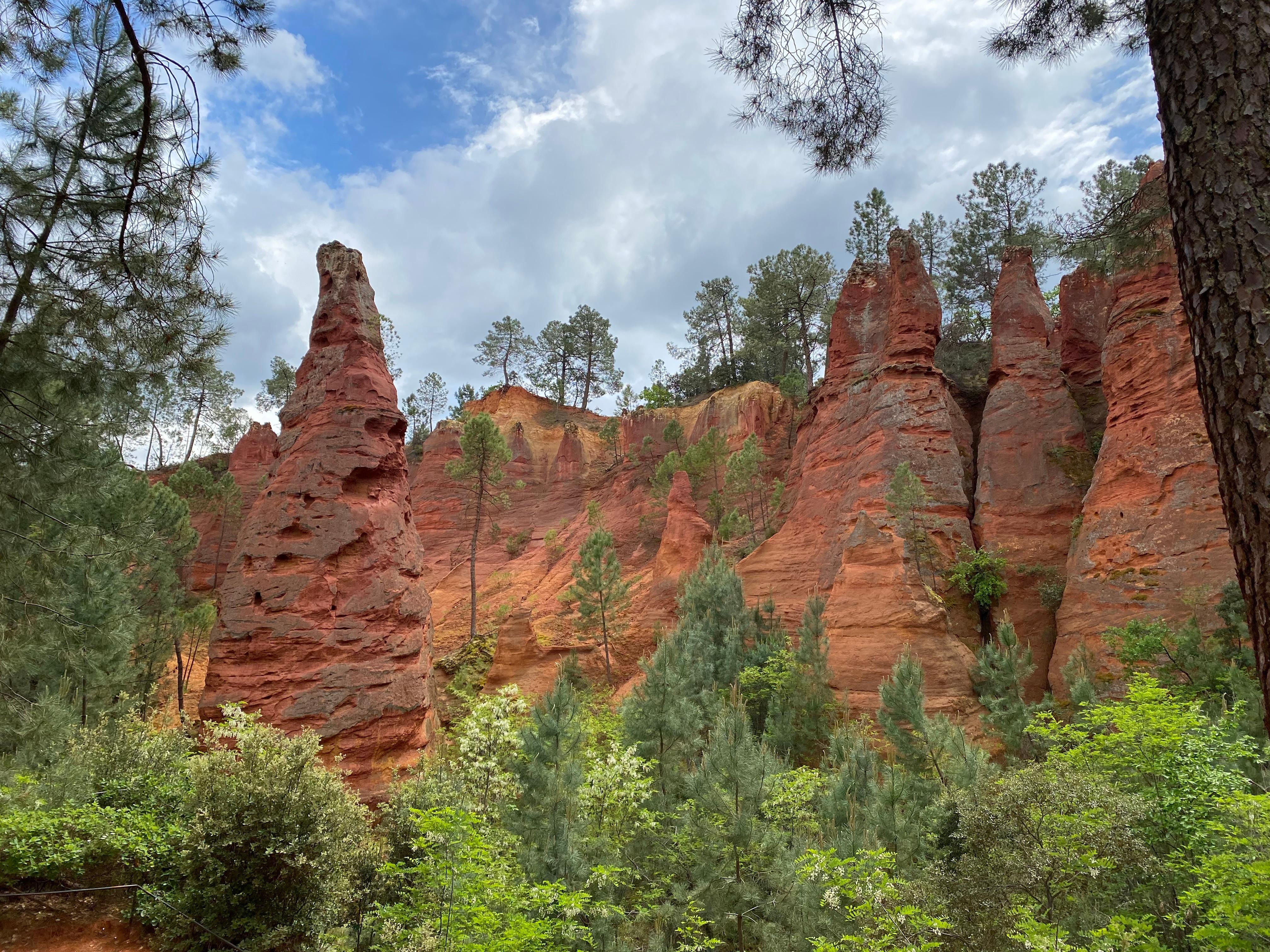 The ochre trail in Roussillon