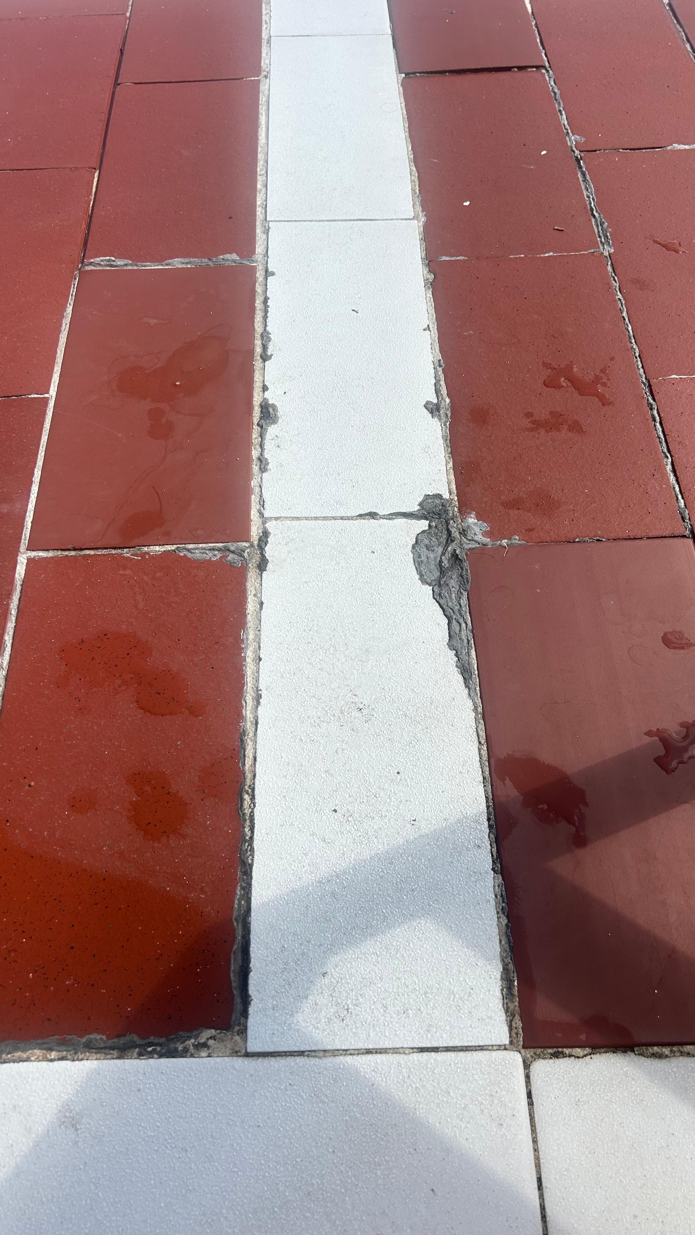 Walkways in poor condition.