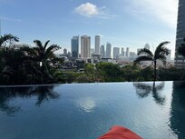 Outdoor infinity pool