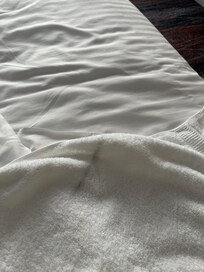 The towel in the “upgraded” room