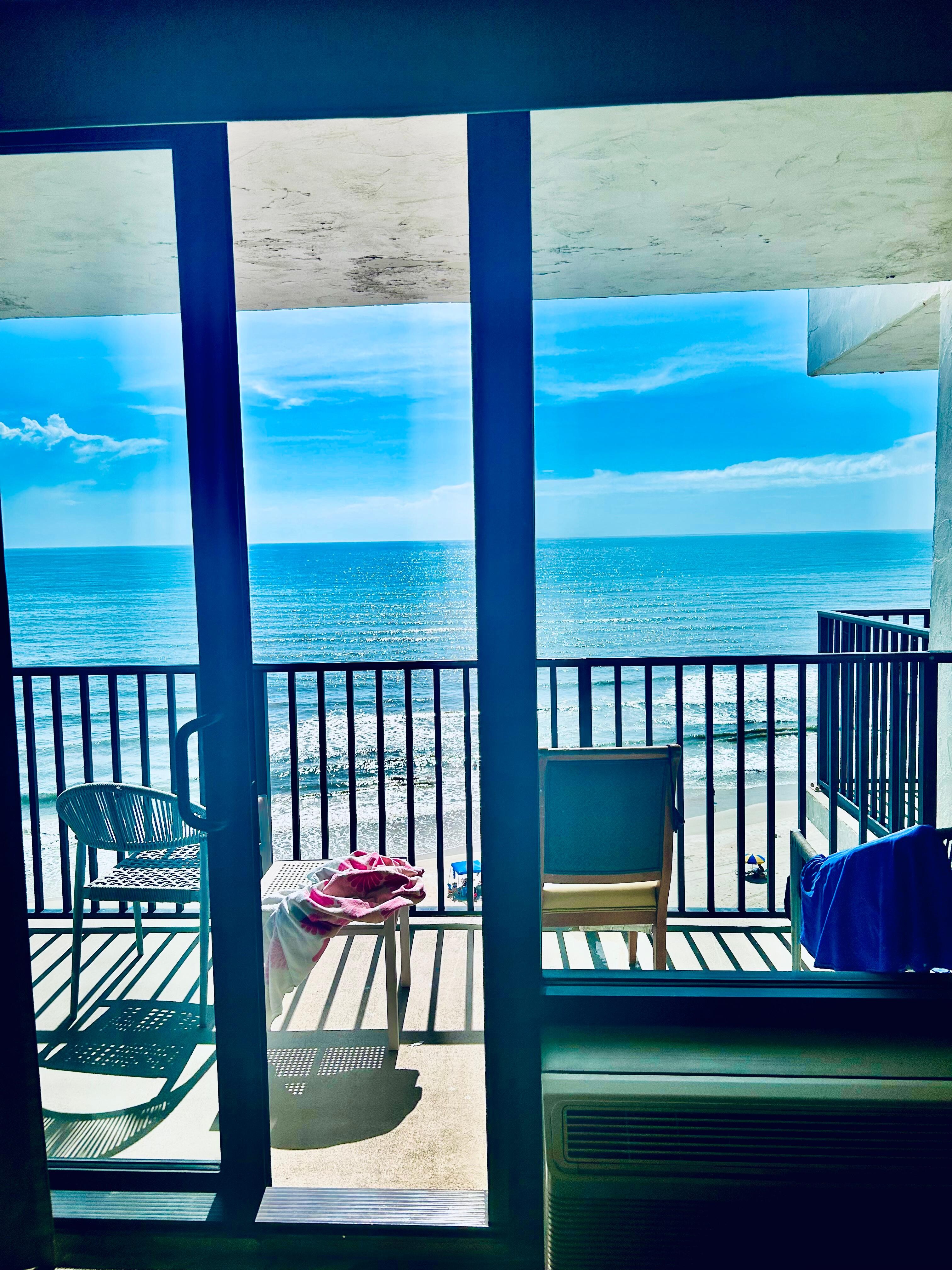 Ocean view balcony