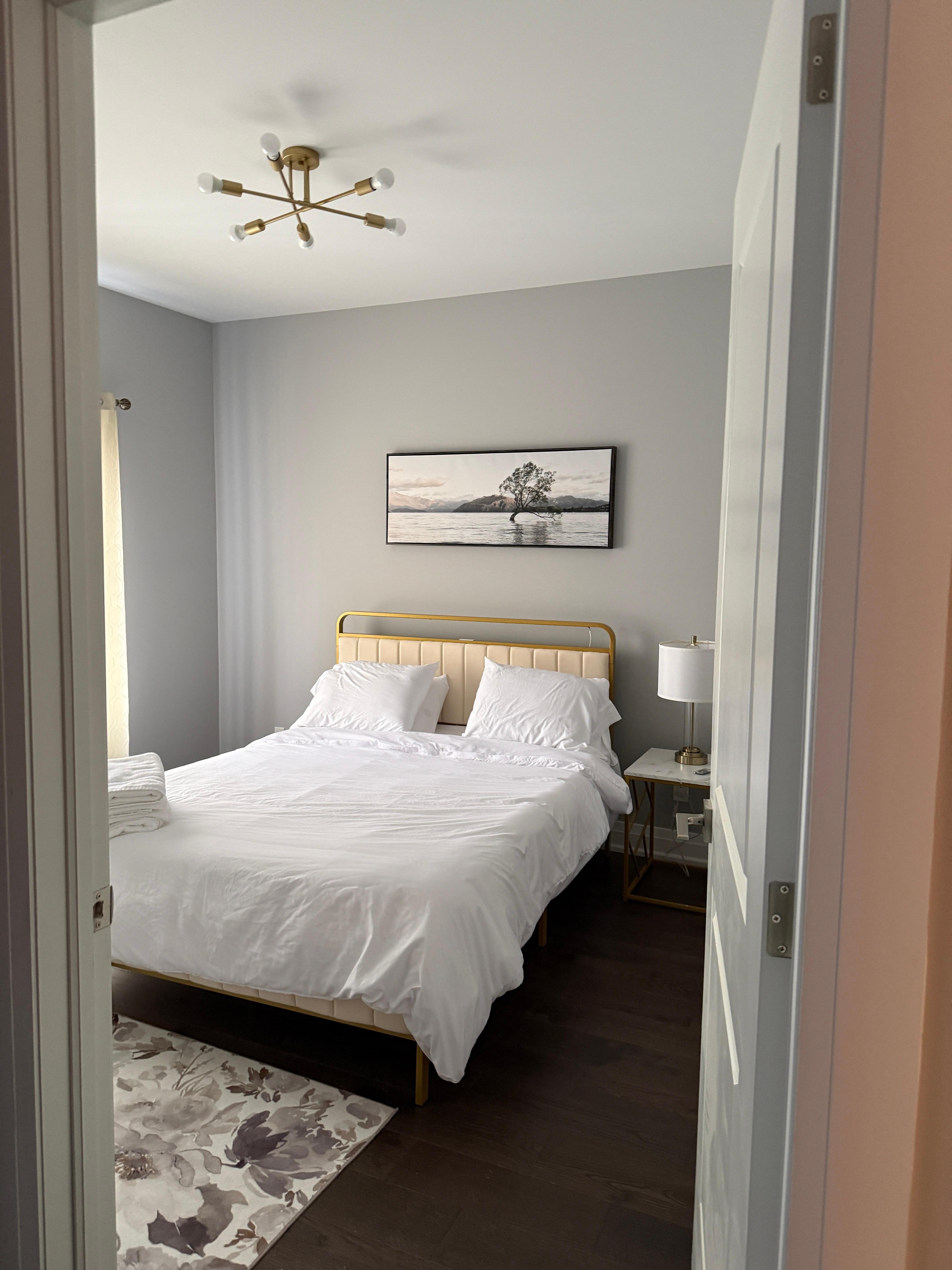 Comfortable beds, clean and inviting bedrooms.