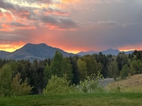 Sunset from the back deck