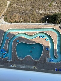 Lazy river float and 4 1/2 feet pool