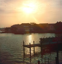 Sunset from the deck