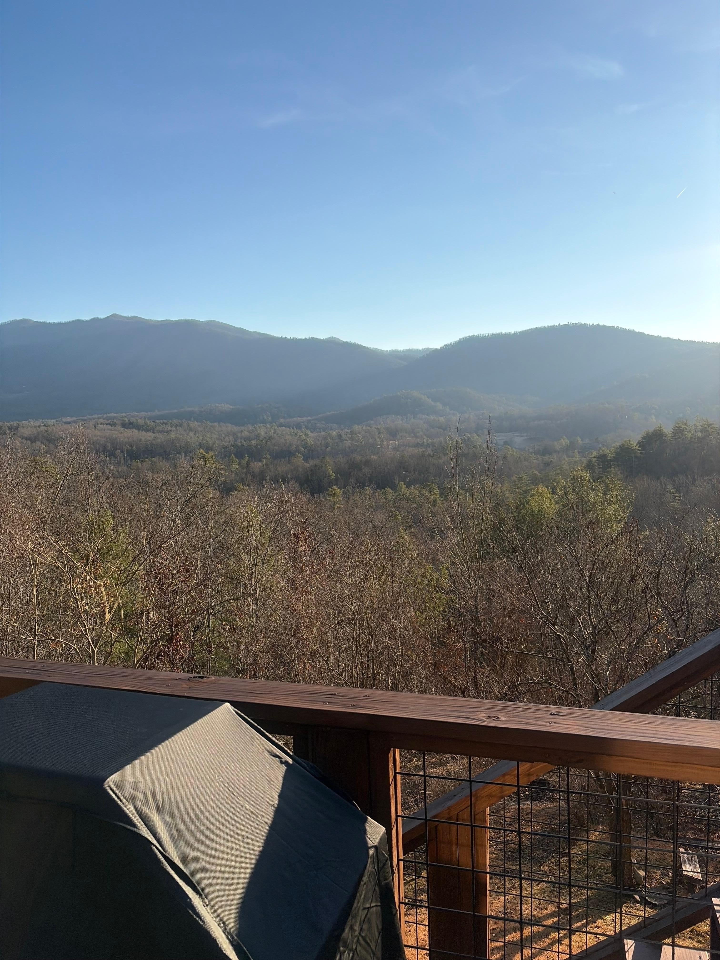 A different view from different angle off back deck