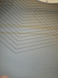 Water stained roller shade