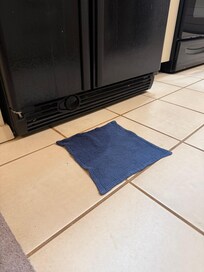 Leaky condenser in fridge