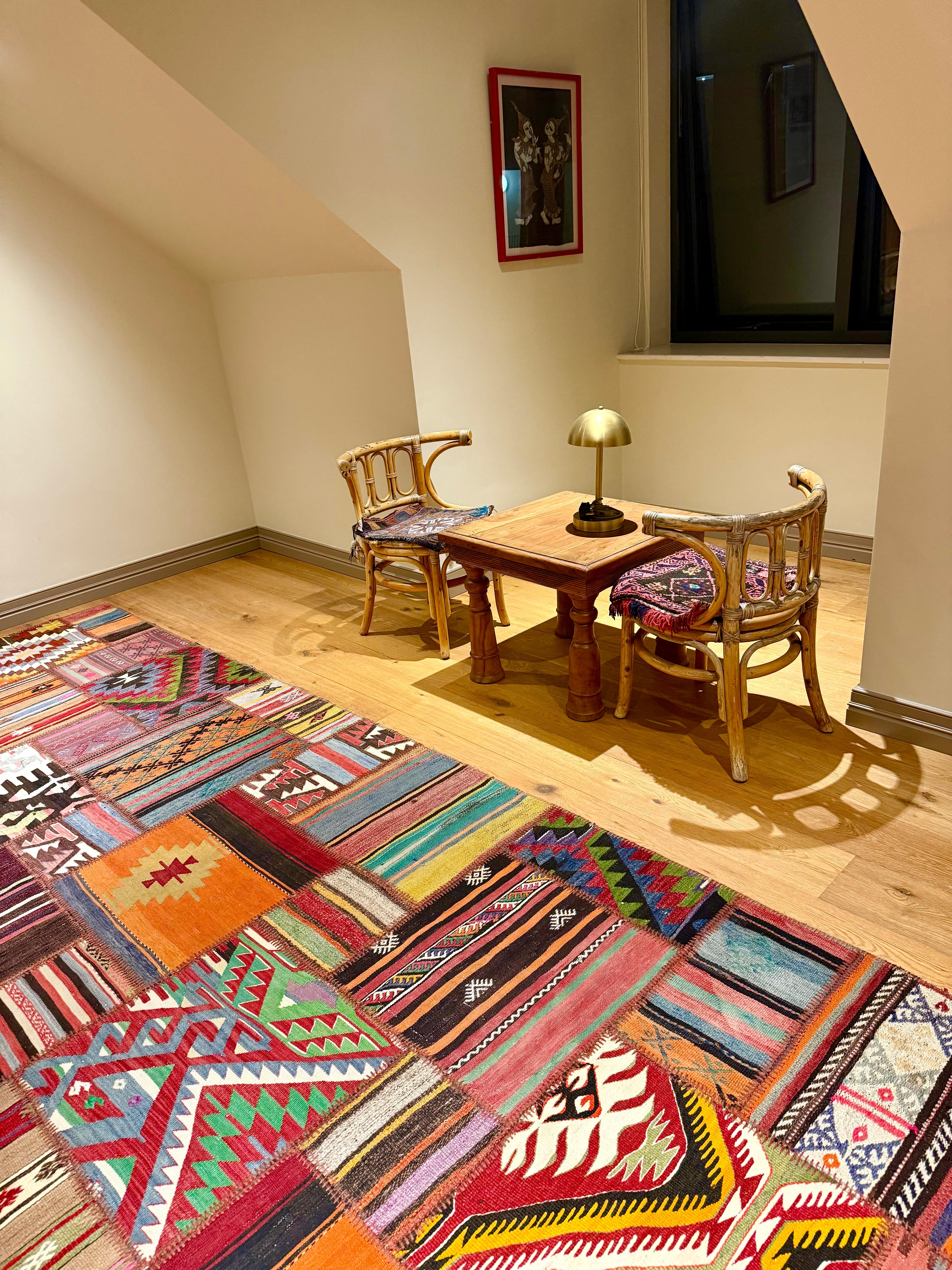 The seating area outside our room