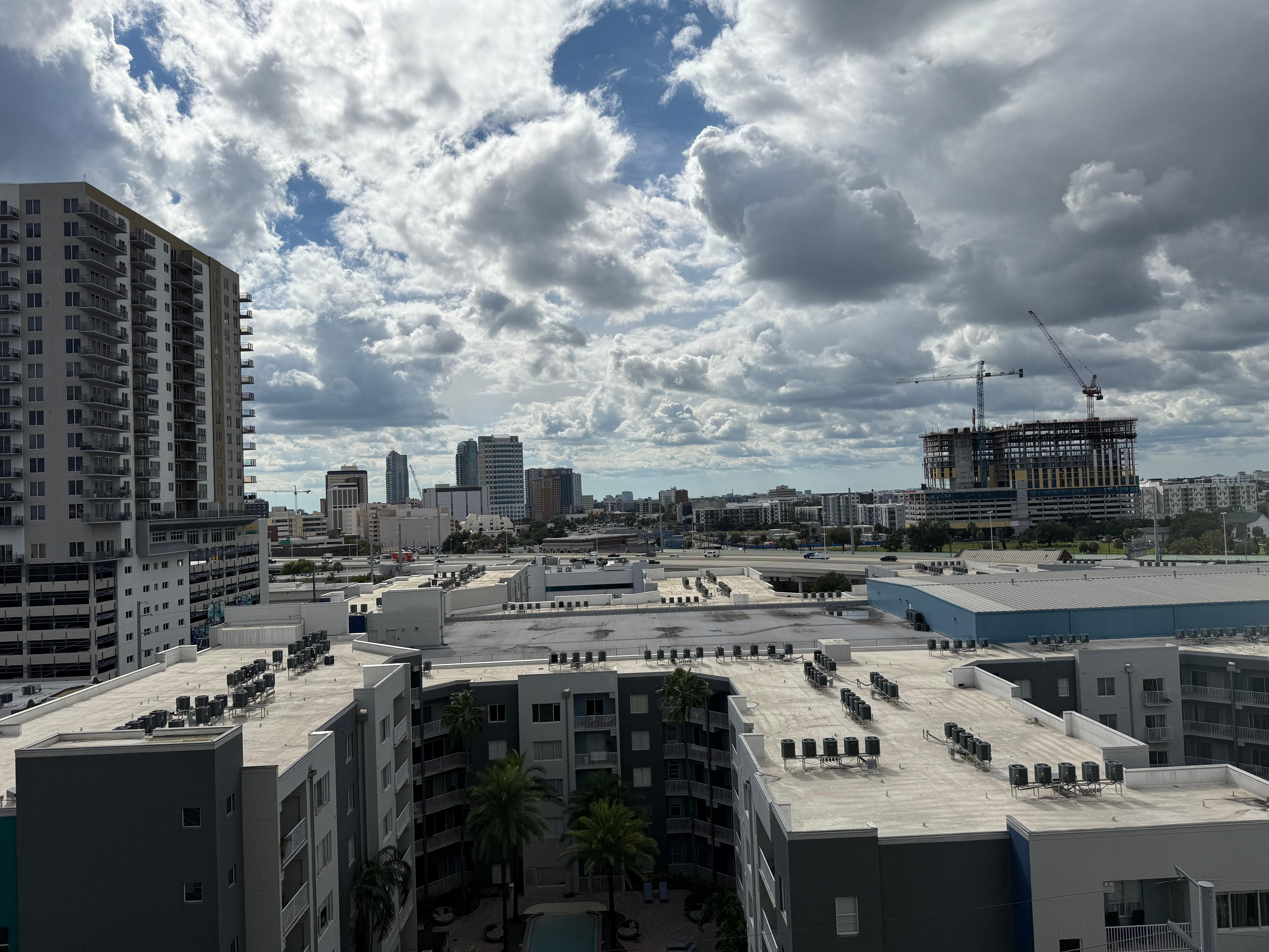 Daytime balcony view