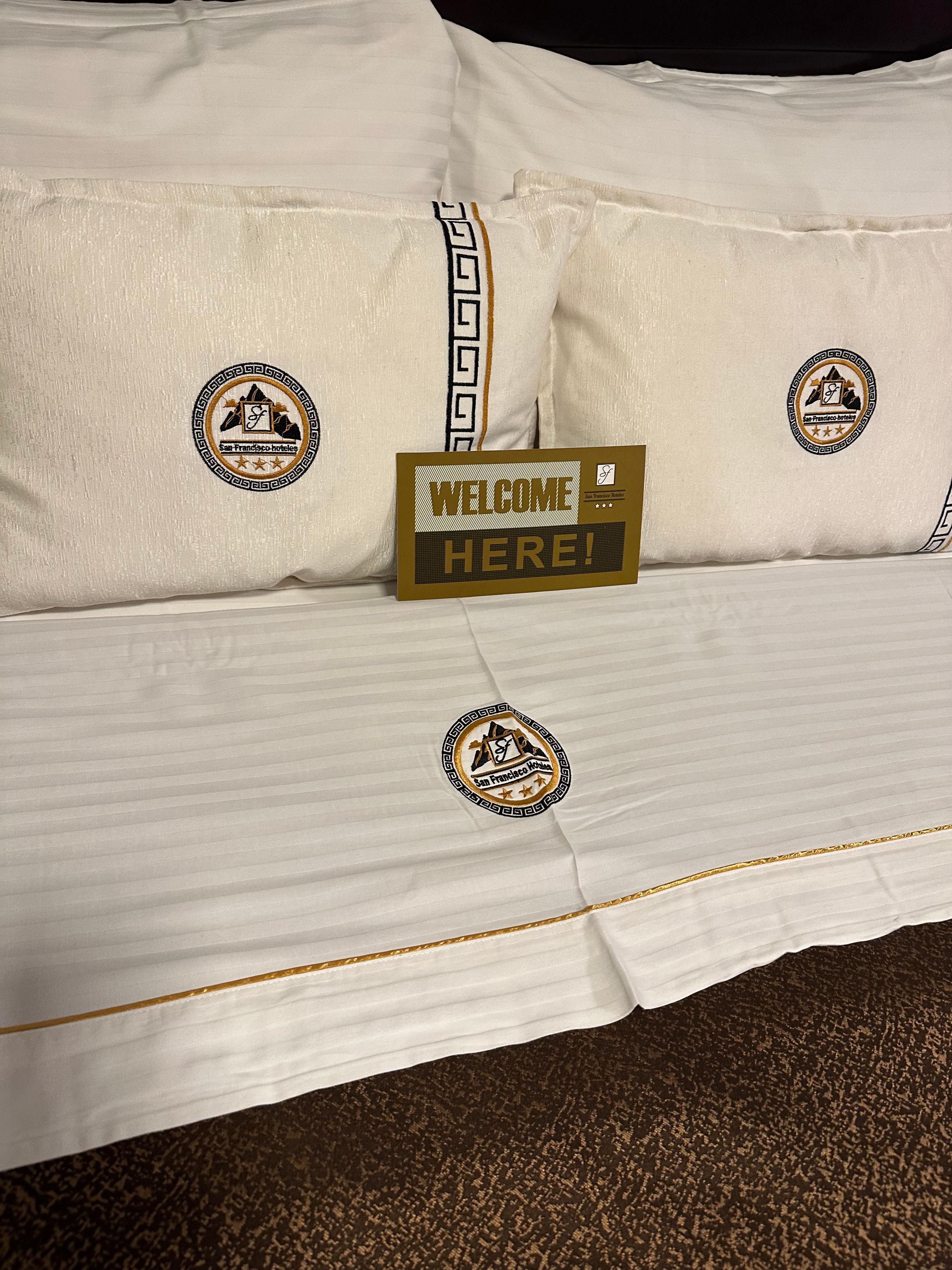 Great bed and linens