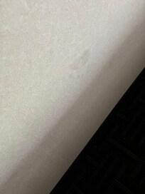 Blemish in wall
