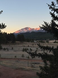 View out front window shortly after sunrise.