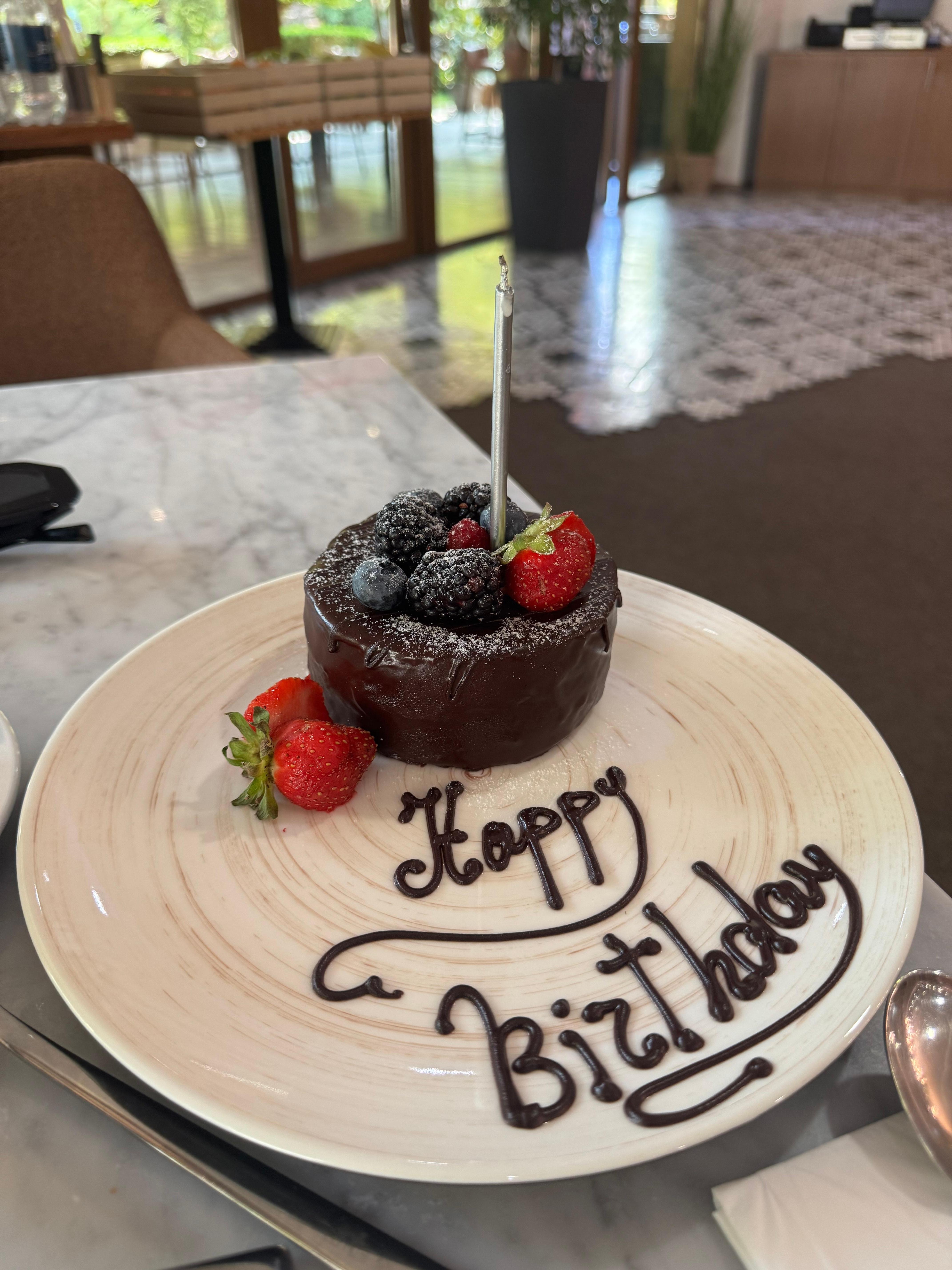 birthday day by the hotel