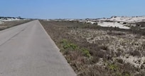 SP road next to dunes and gulf