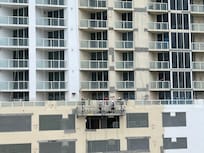 View from our balcony head on