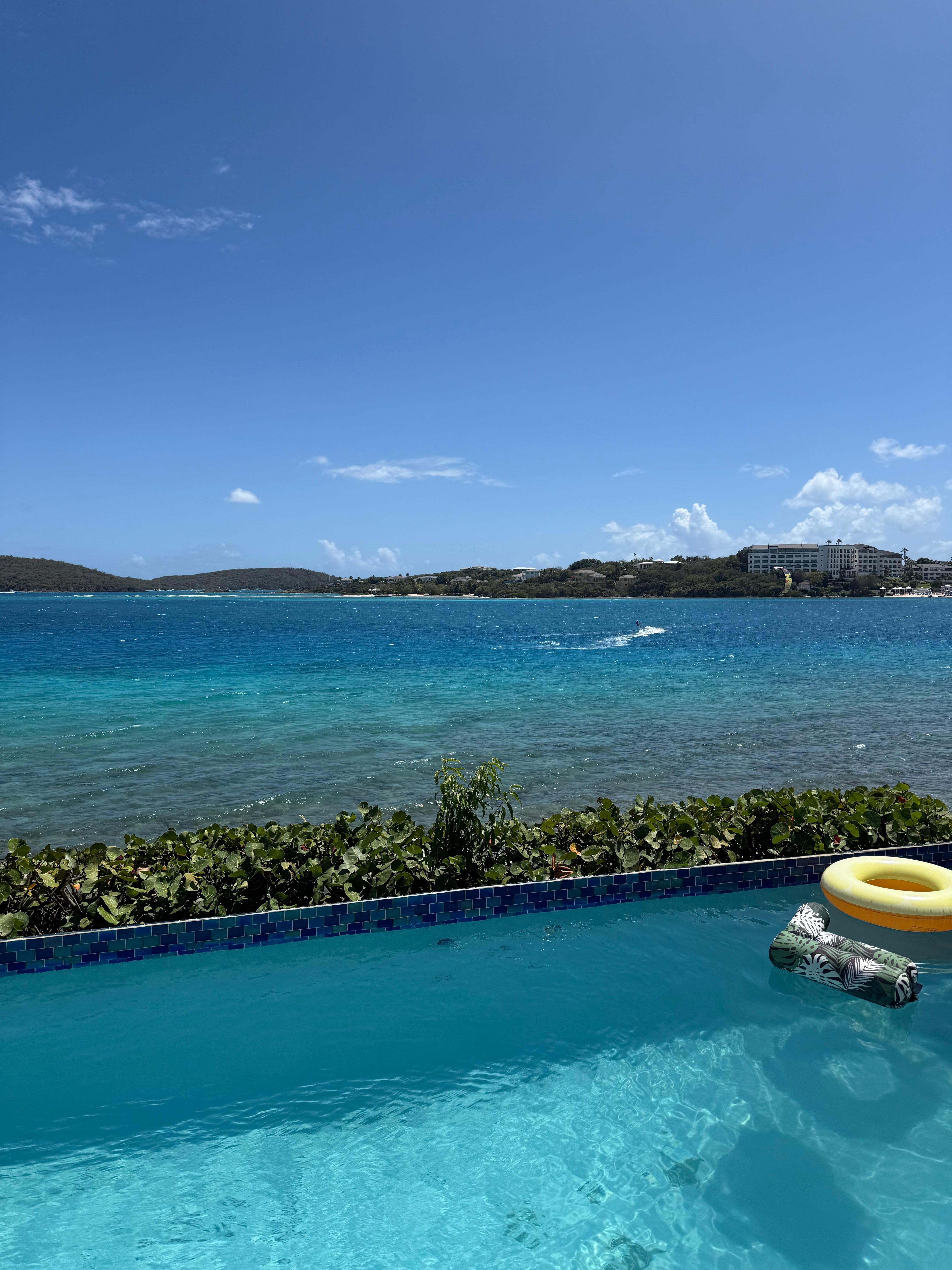 Infinity pool with an amazing view