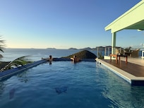 The beautiful villa pool