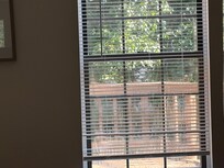 Sample of blinds throughout with broken slats