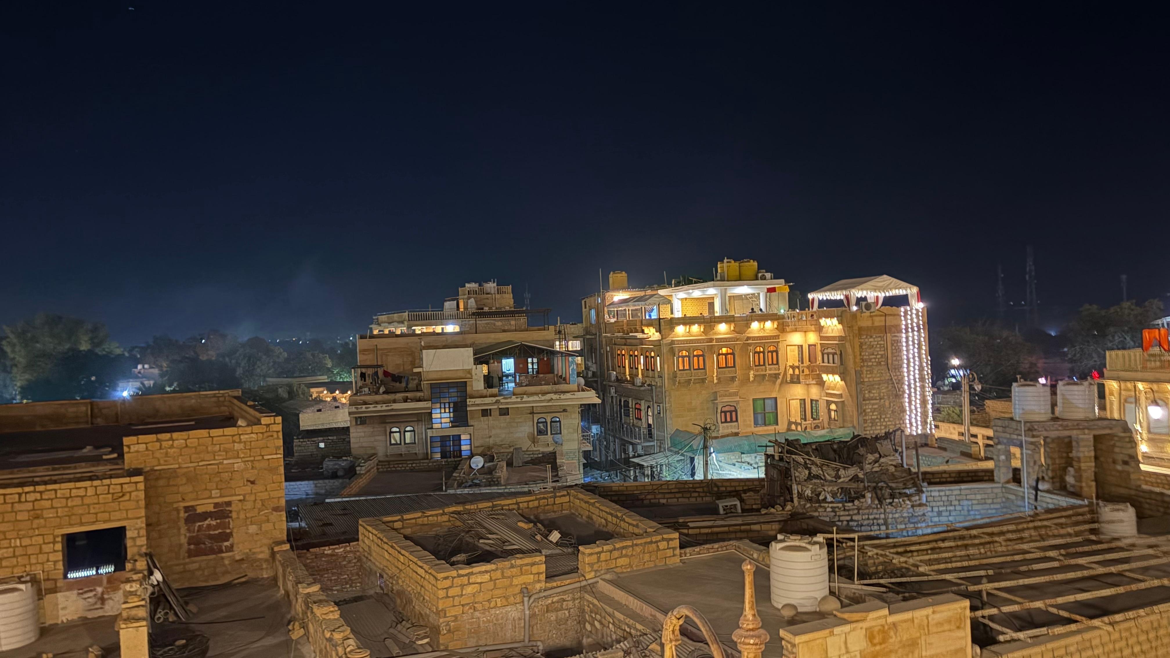 屋上にあるレストランからの風景