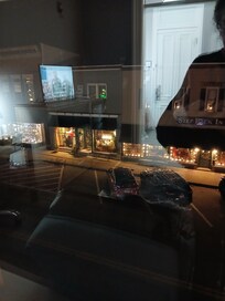 The street outside our window.
