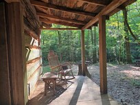 Cute cabin on our hike