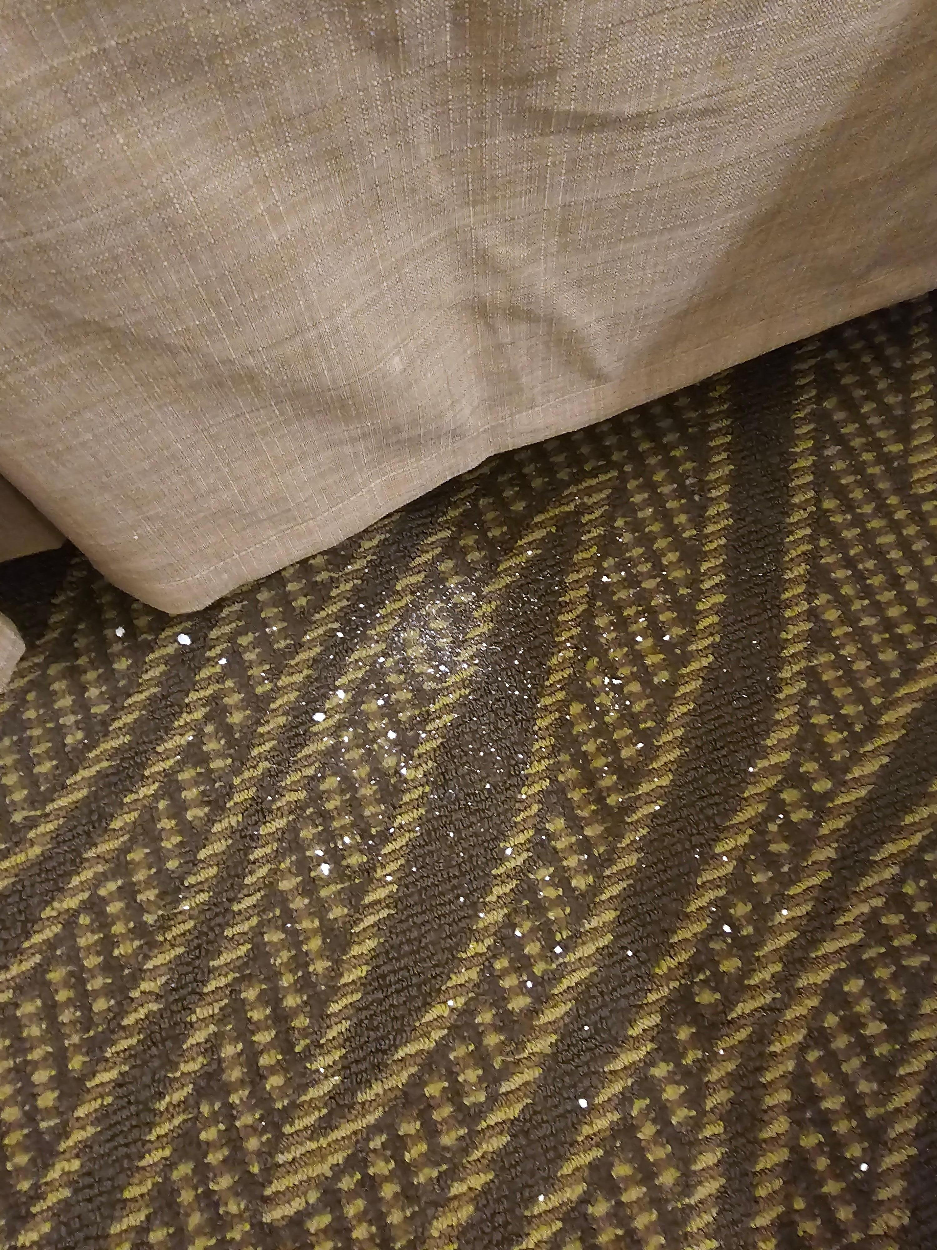 Drugs on floor cane from under mattress 