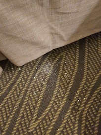 Drugs on floor cane from under mattress