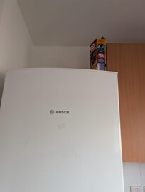Food left on refrigerator and counter
