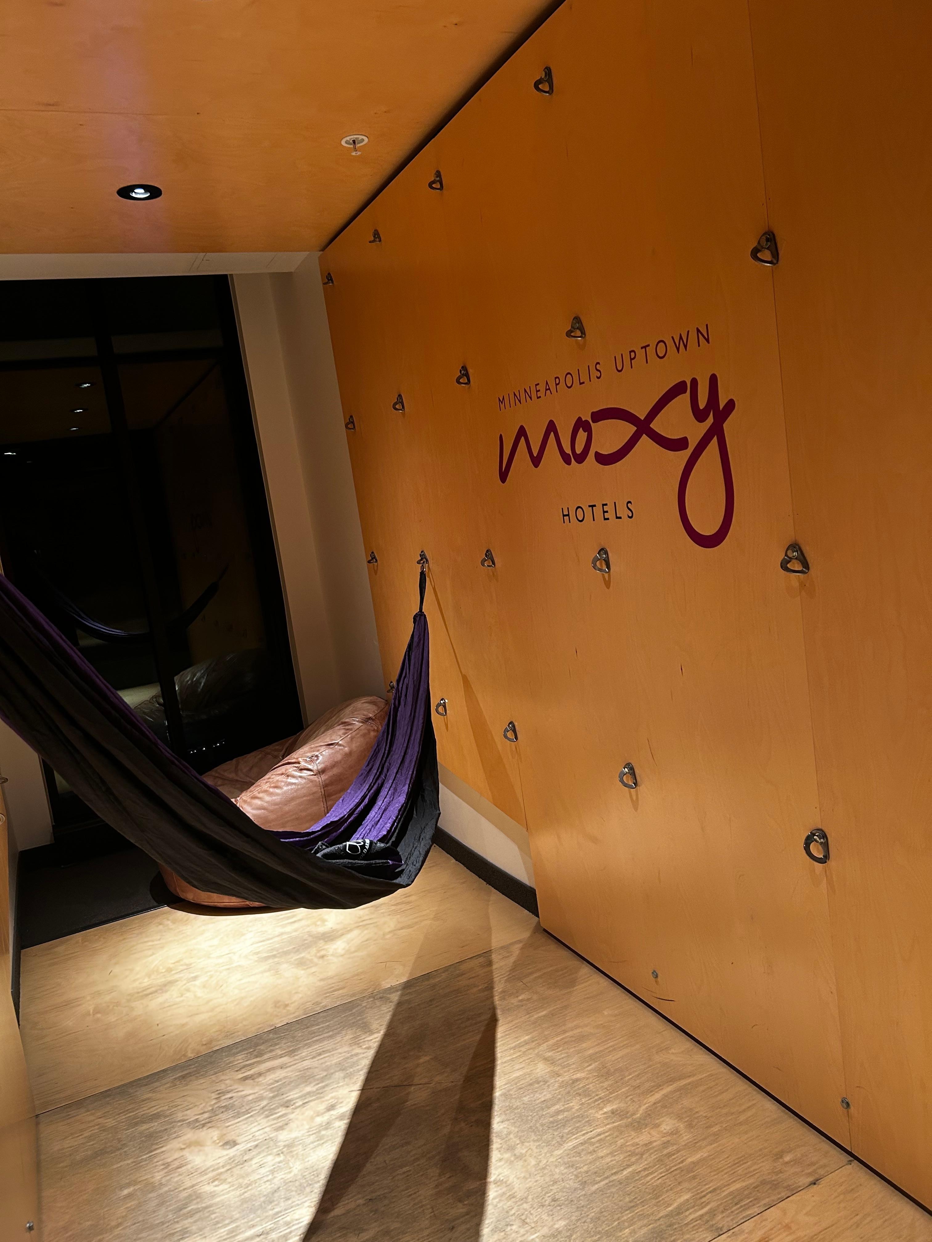 Hammocks in every floor